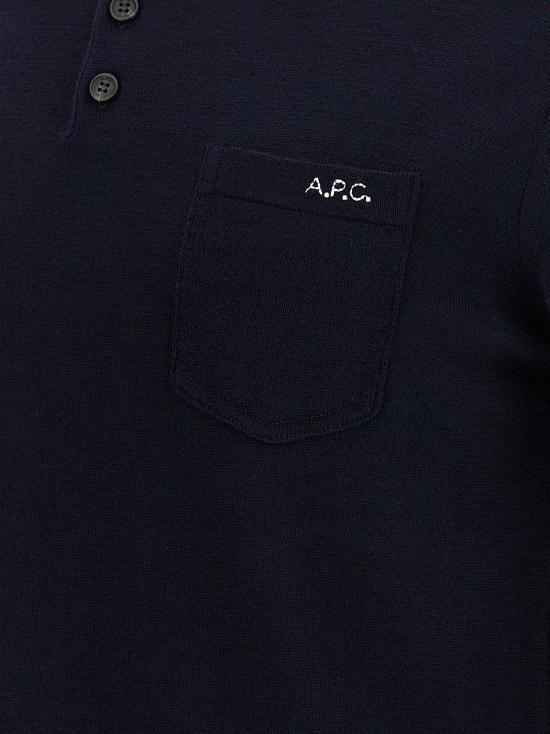 26FW 아페쎄 폴로 티셔츠 WVBEPH23479IAK Blue - A.P.C.