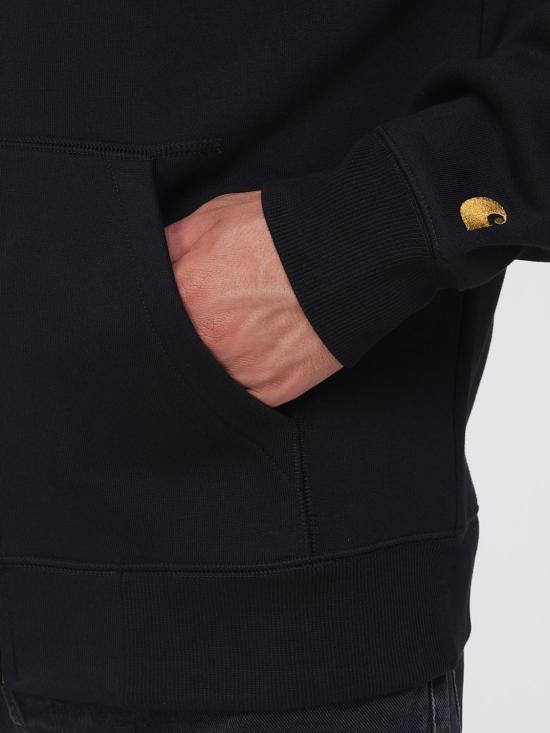 26FW 칼하트 WIP 후드 체이스 자켓 I033664 00FXX Black - CARHARTT WIP