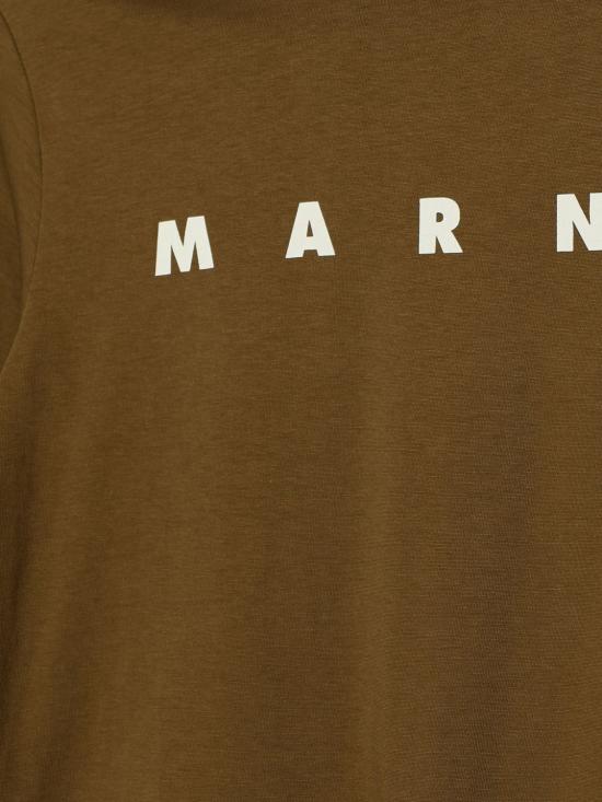 26FW [키즈] 마르니 티셔츠 M002MVM00RF 0M721 Brown - MARNI