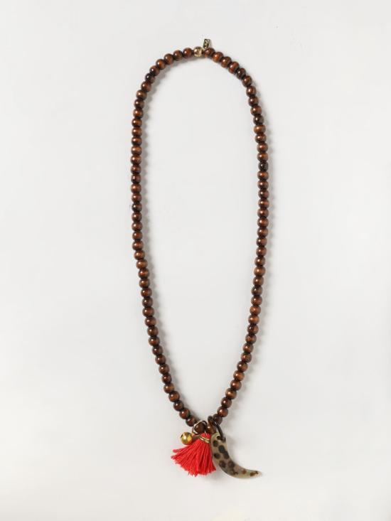 26SS 알루주얼스 목걸이/팬던트 MINI WOODY MARRONE Brown