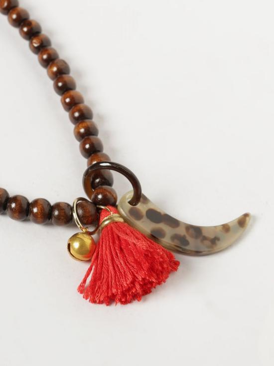 26SS 알루주얼스 목걸이/팬던트 MINI WOODY MARRONE Brown - Allujewels