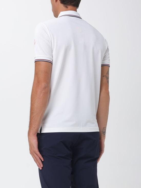 26SS 세이브더덕 폴로 티셔츠 DR0136MPIQU22 00002 White - SAVE THE DUCK
