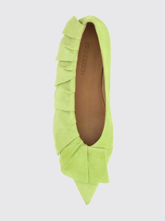 26SS JW앤더슨 플랫 슈즈 BL0037LA0386 524 Lime - JW ANDERSON