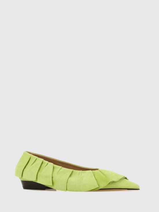 26SS JW앤더슨 플랫 슈즈 BL0037LA0386 524 Lime - JW ANDERSON