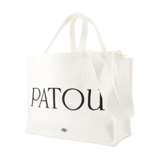  파투 토트백 라지 쇼퍼백 화이트 - PATOU