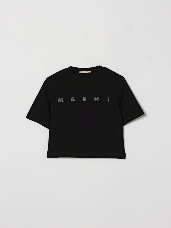 26FW [키즈] 마르니 티셔츠 M01968M00SG 0M900 Black