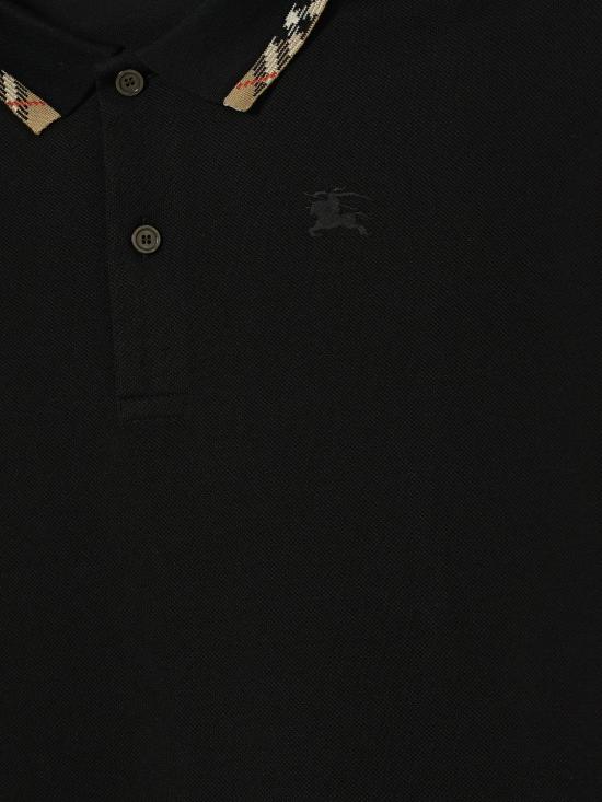 26FW [키즈] 버버리 폴로 셔츠 8126317 Black - BURBERRY