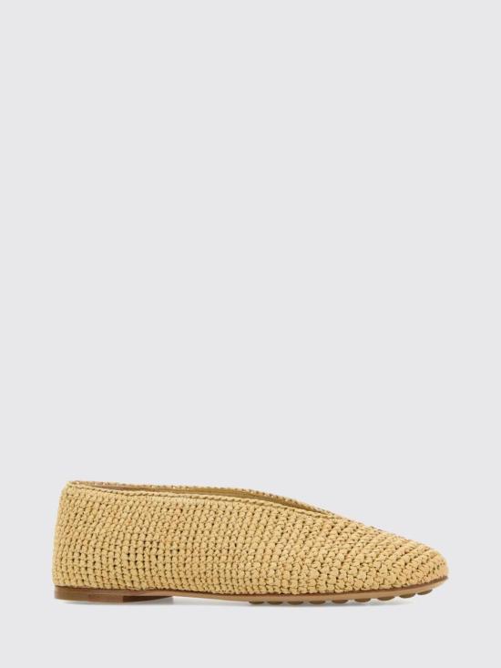 26SS 보테가베네타 플랫 슈즈 855902V0GN3 9218 Natural - BOTTEGA VENETA