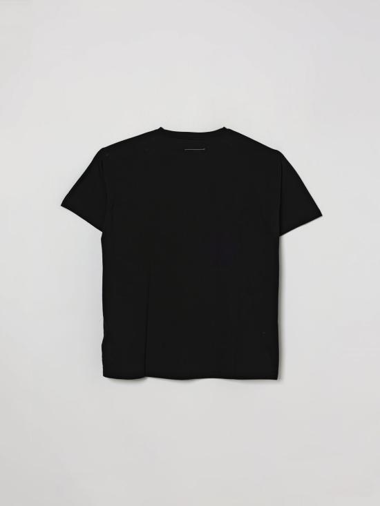 26FW [키즈] MM6 메종마르지엘라 티셔츠 M61117MM02Y M6900 Black - MM6 MAISON MARGIELA