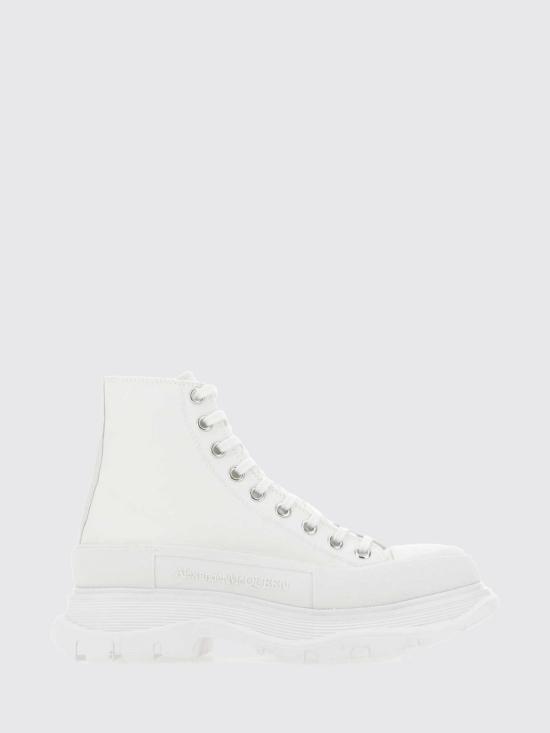 26SS 알렉산더 맥퀸 트레드 슬릭 부츠 705659W4MV2 9000 White