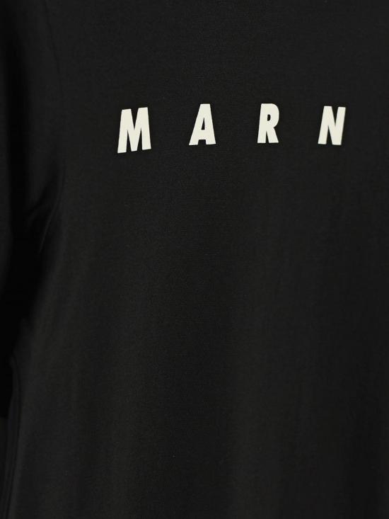 26FW [키즈] 마르니 티셔츠 M01601M00RF 0M900 Black - MARNI