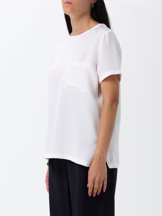 26FW 막스마라 반팔 티셔츠 2621116011600 002 White - MAX MARA