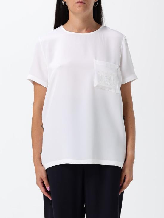 26FW 막스마라 반팔 티셔츠 2621116011600 002 White