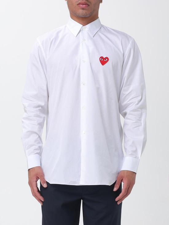 26SS 꼼데가르송 긴팔 셔츠 AXB002 2 White