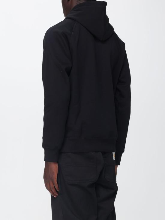 26FW 칼하트 WIP 체이스 후드 티셔츠 I033661 00FXX Black - CARHARTT WIP