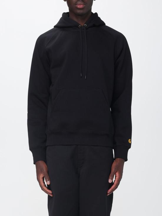26FW 칼하트 WIP 체이스 후드 티셔츠 I033661 00FXX Black