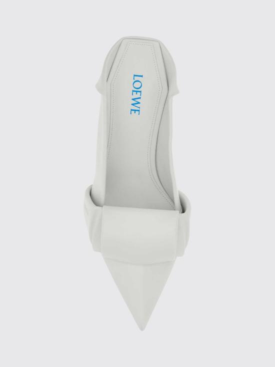 26SS 로에베 오리가미 램스킨 뮬 LLOIS01X02 OPTIC White - LOEWE