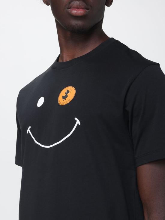 26SS 세이브더덕 반팔 티셔츠 DT1197MBESY22 10000 Black - SAVE THE DUCK