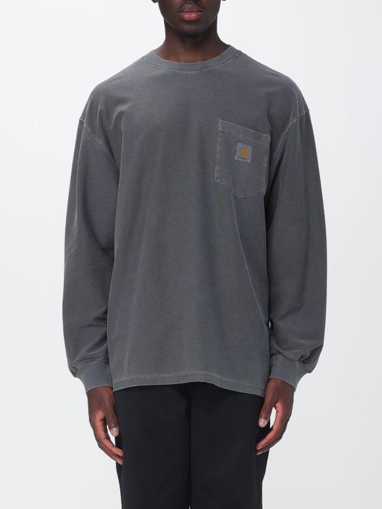 26FW 칼하트 WIP 긴팔 티셔츠 I036862 89GD Black