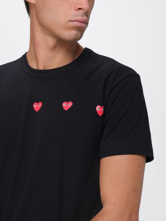 26SS 꼼데가르송 반팔 티셔츠 AXT337 1 Black - COMME DES GARCONS
