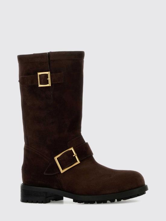 26SS 지미추 부츠 BIKERMIDSVV CHOCOLATE Brown - JIMMY CHOO