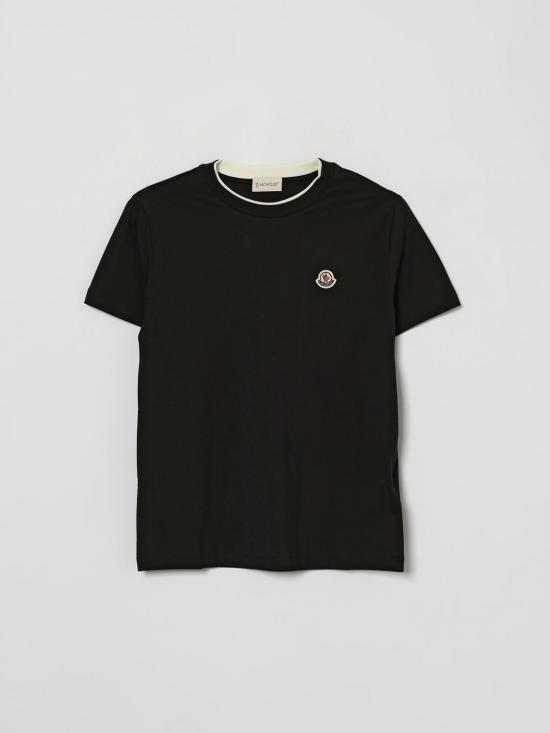 26FW [키즈] 몽클레어 티셔츠 8C0000889AFV 999 Black