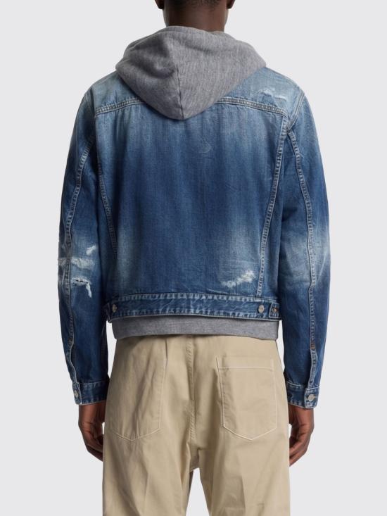 26SS 디스퀘어드2 데님 자켓 S74AM1657D30011 470 Blue - DSQUARED2