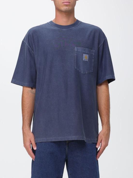 26FW 칼하트 WIP 반팔 티셔츠 I036863 1CGD Navy