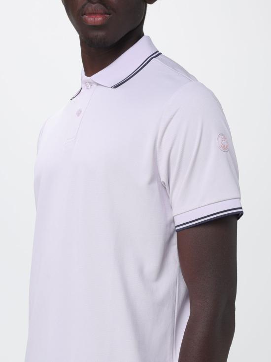 26SS 세이브더덕 폴로 티셔츠 DR0136MPIQU22 80048 Lilac - SAVE THE DUCK
