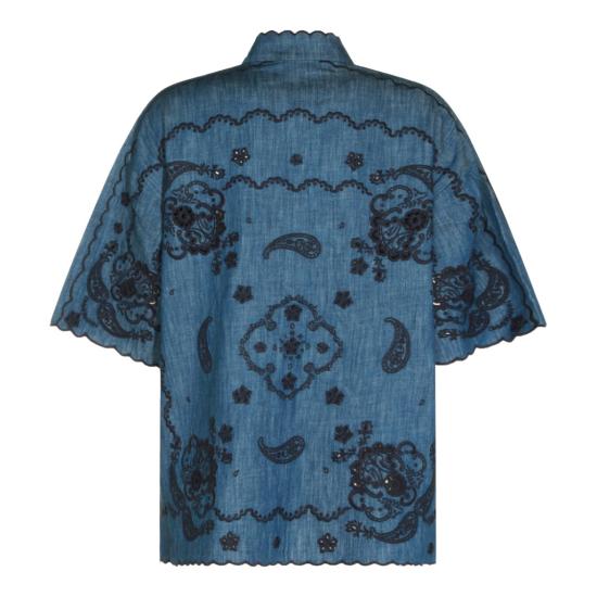 26FW 짐머만 셔츠 8360TSS261RWBLU Blue - ZIMMERMANN