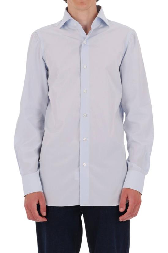 26FW 피나모레 긴팔 셔츠 NP 044712 C060802 Blue - FINAMORE