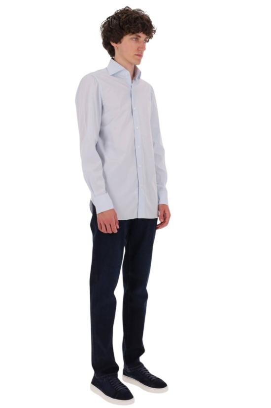 26FW 피나모레 긴팔 셔츠 NP 044712 C060802 Blue - FINAMORE