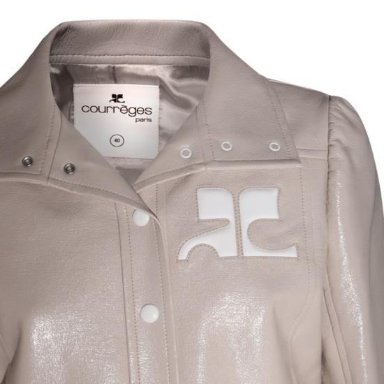 26FW 쿠레쥬 가죽 자켓 PERCBL005VY00149100 Neutrals - COURREGES
