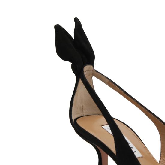 26SS 아쿠아주라 샌들 DENMIDP2SUE000 Black - AQUAZZURA