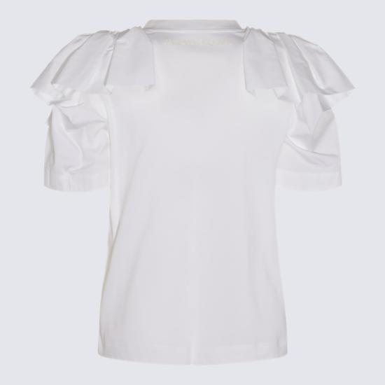  알렉산더 맥퀸 탑 762903QLAA69000 White - ALEXANDER MCQUEEN