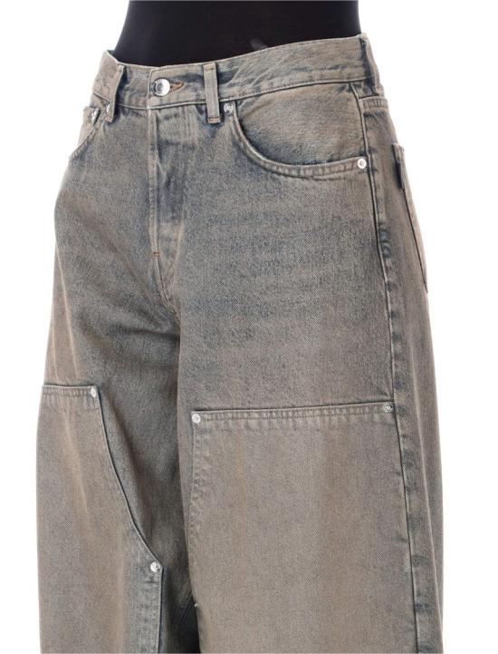 26FW 하이쿠레 데님 팬츠 HEW03375DF106L0940 Grey - HAIKURE