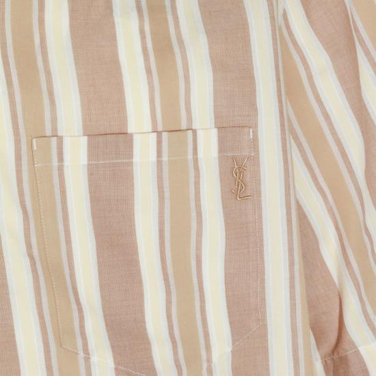 26SS 생로랑 반팔 셔츠 859775Y2N582726 Neutrals - SAINT LAURENT