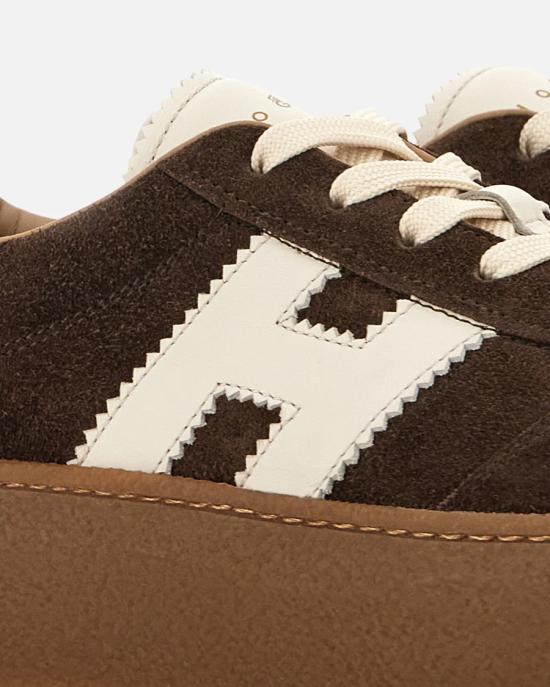 26FW 호간 스니커즈 3093378 Brown - HOGAN