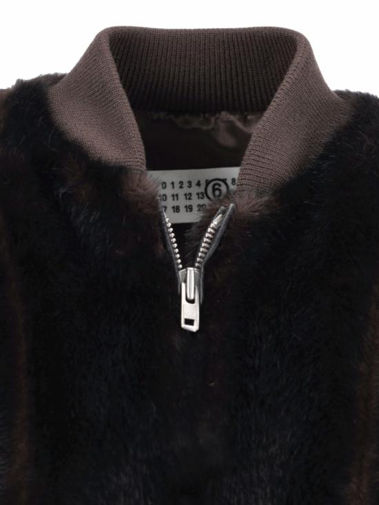 26FW MM6 메종마르지엘라 봄버 자켓 S52AM0372 M35637143 Brown - MM6 MAISON MARGIELA