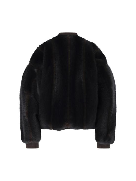 26FW MM6 메종마르지엘라 봄버 자켓 S52AM0372 M35637143 Brown - MM6 MAISON MARGIELA