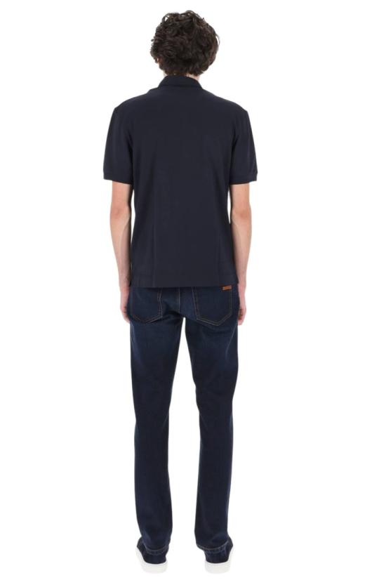26SS 에르메네질도제냐 폴로 티셔츠 UH341A3 H786B09 Black - ERMENEGILDO ZEGNA