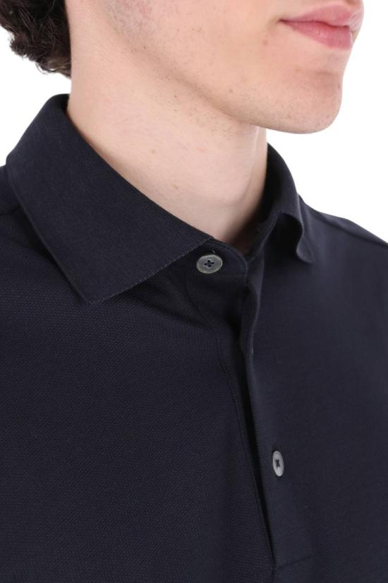 26SS 에르메네질도제냐 폴로 티셔츠 UH341A3 H786B09 Black - ERMENEGILDO ZEGNA