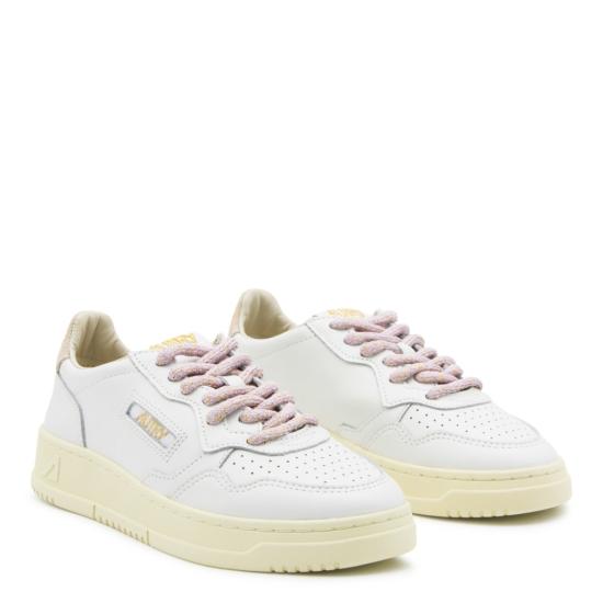 26FW 오트리 메달리스트 로우 레더 스니커즈 AULWSW04 White - AUTRY