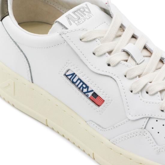 26FW 오트리 메달리스트 로우 스니커즈 AULMLL28 White - AUTRY