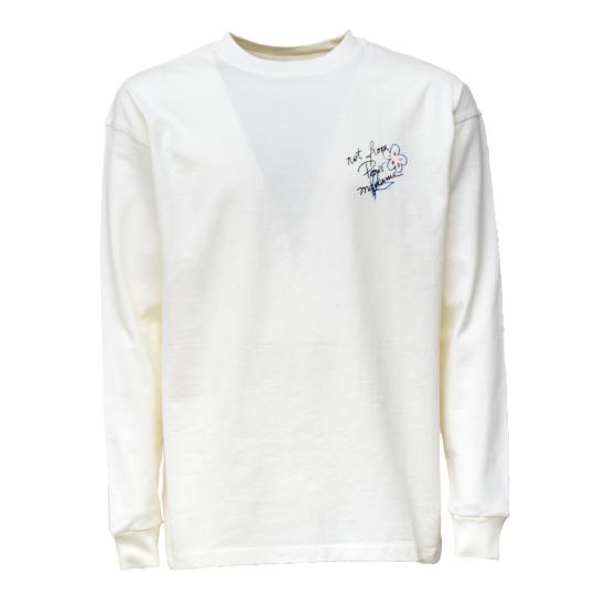 26FW 드롤드무슈 긴팔 티셔츠 LTS340CO248 White