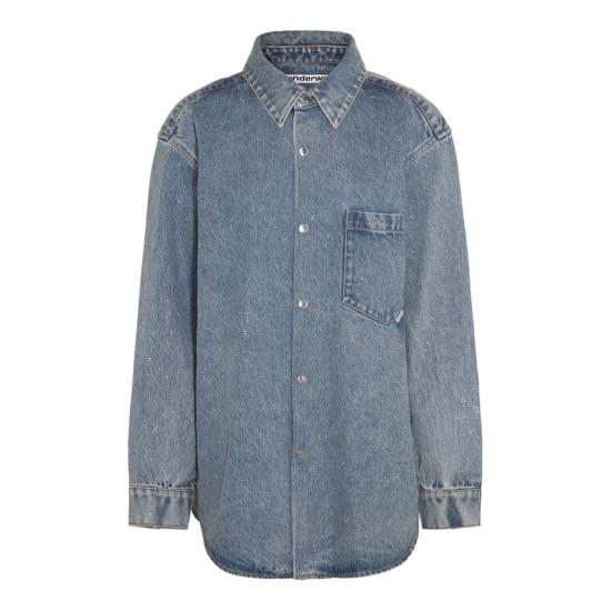  알렉산더 왕 데님 셔츠 UDC2232558486 Blue
