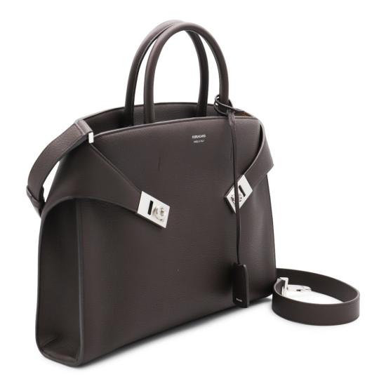 26FW 살바토레 페라가모 브리프케이스 779074241683003 Grey - SALVATORE FERRAGAMO