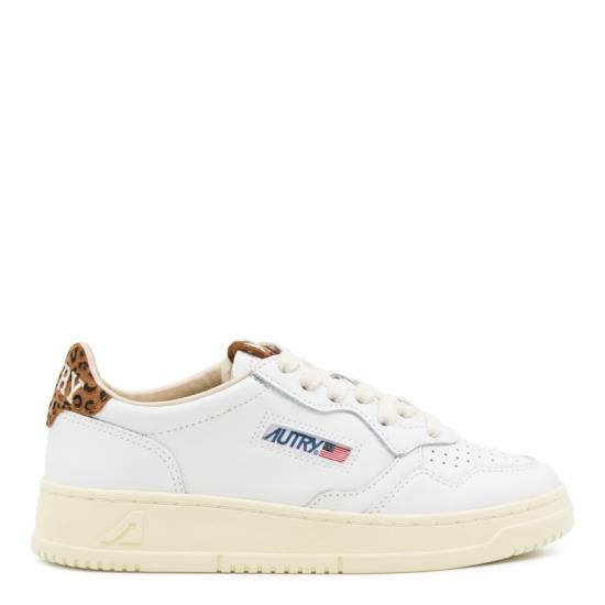 26FW 오트리 메달리스트 로우 레더 스니커즈 AULWHJ02 White