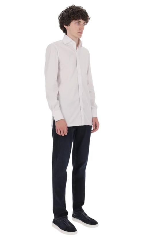 26FW 피나모레 긴팔 셔츠 NP 040030 C0643 201 White - FINAMORE