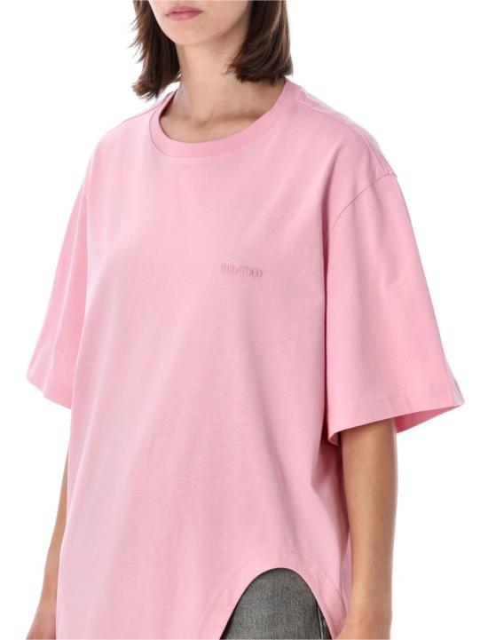 26FW 디 아티코 반팔 티셔츠 WCT00350JJJ025AA315 Pink - THE ATTICO